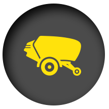 For hay harvesting